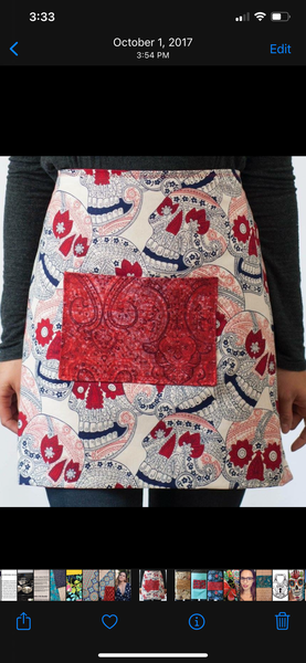 CUSTOM | Full APRON | Handmade By Latch& Skeleton | One-Of-A-Kind.